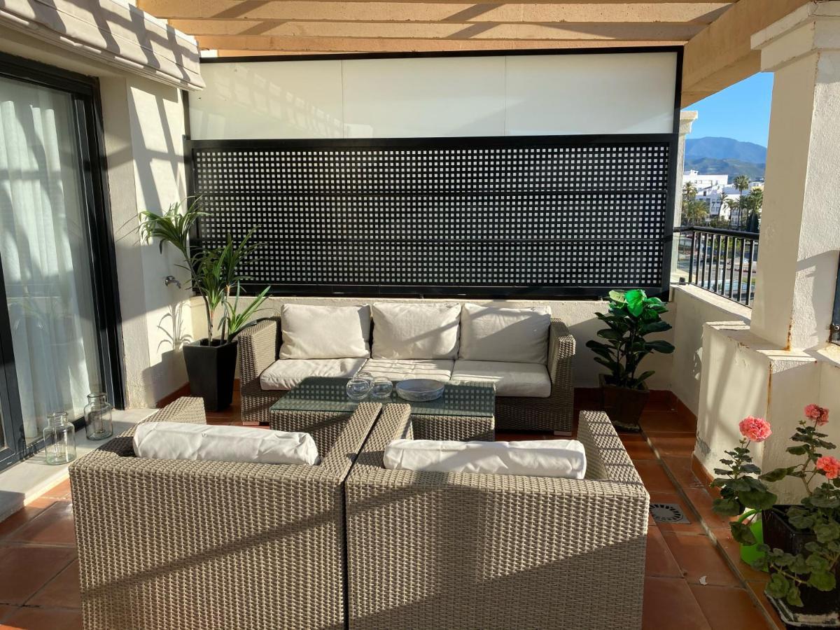 Апартаменты Penthouse With Sea Views In Марбелья Экстерьер фото